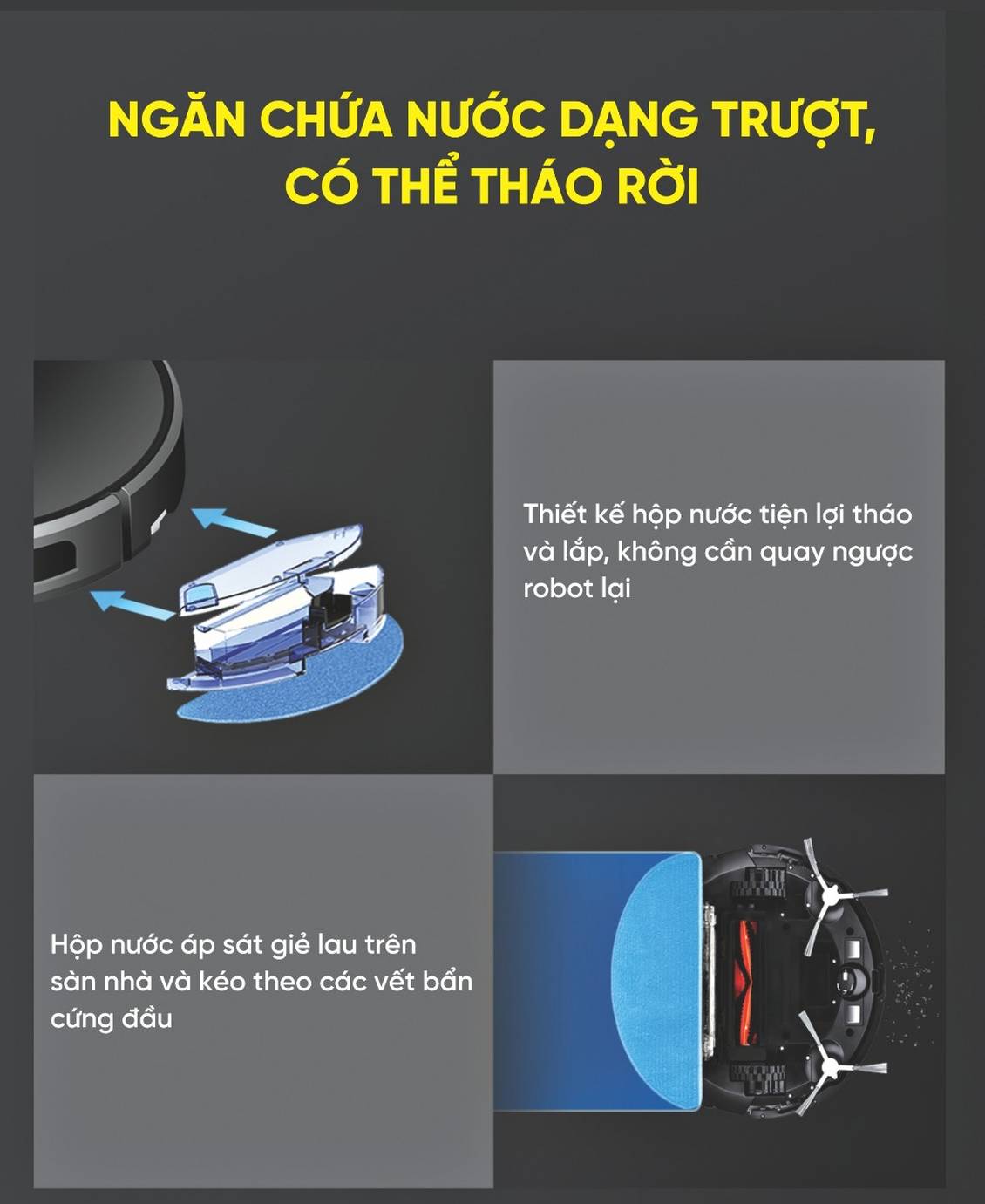 Robot hút bụi Hubert HB-A68-plus /Hình số 4